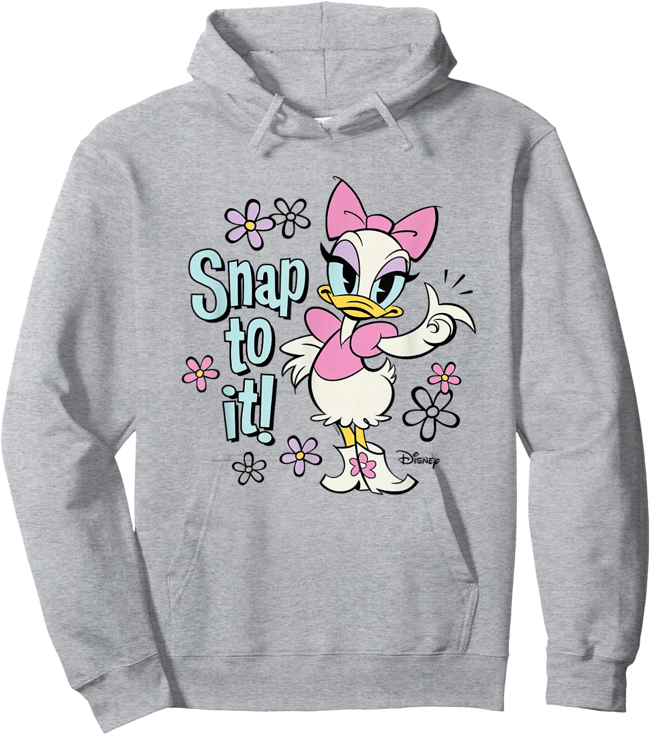 Daisy Duck - Snap to It Hoodie - Hoodie | Ash