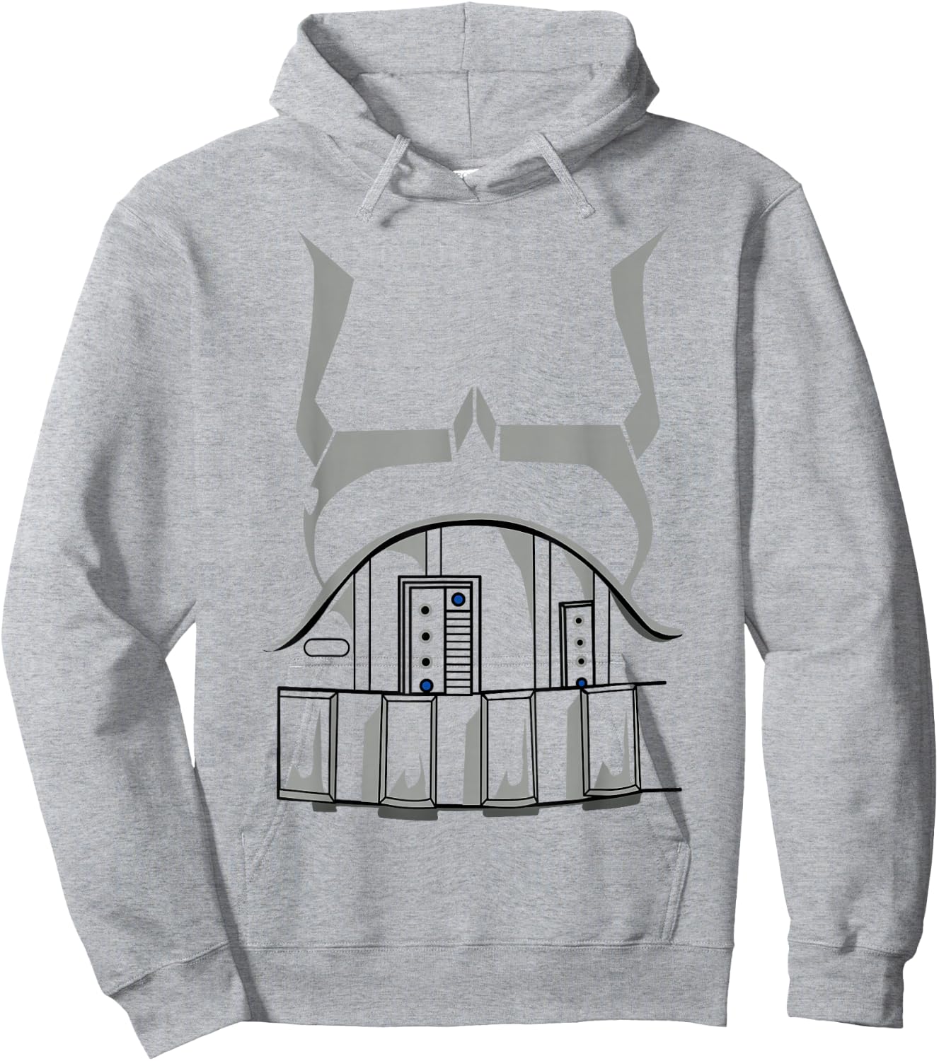 Star Wars Stormtrooper Costume Halloween Hoodie - Hoodie | Ash