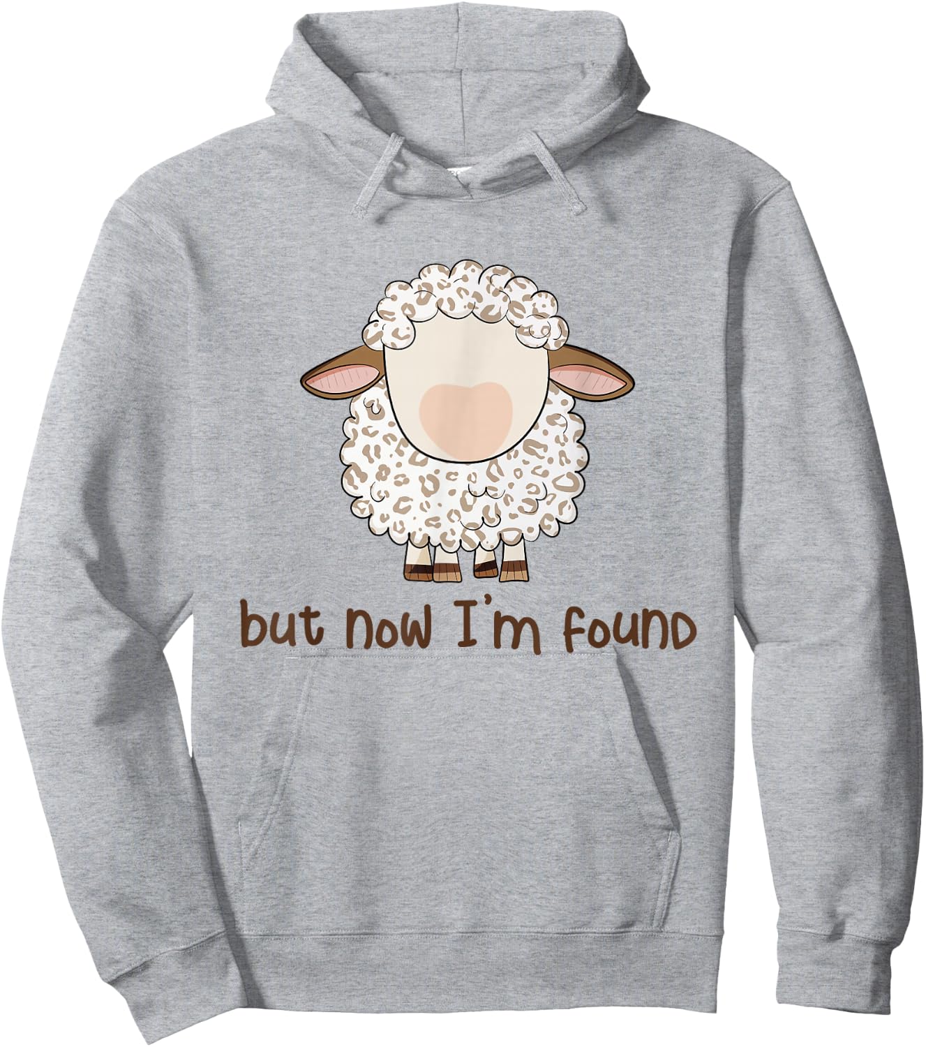 Sheep But Now I'm Found Hoodie - Hoodie | Ash