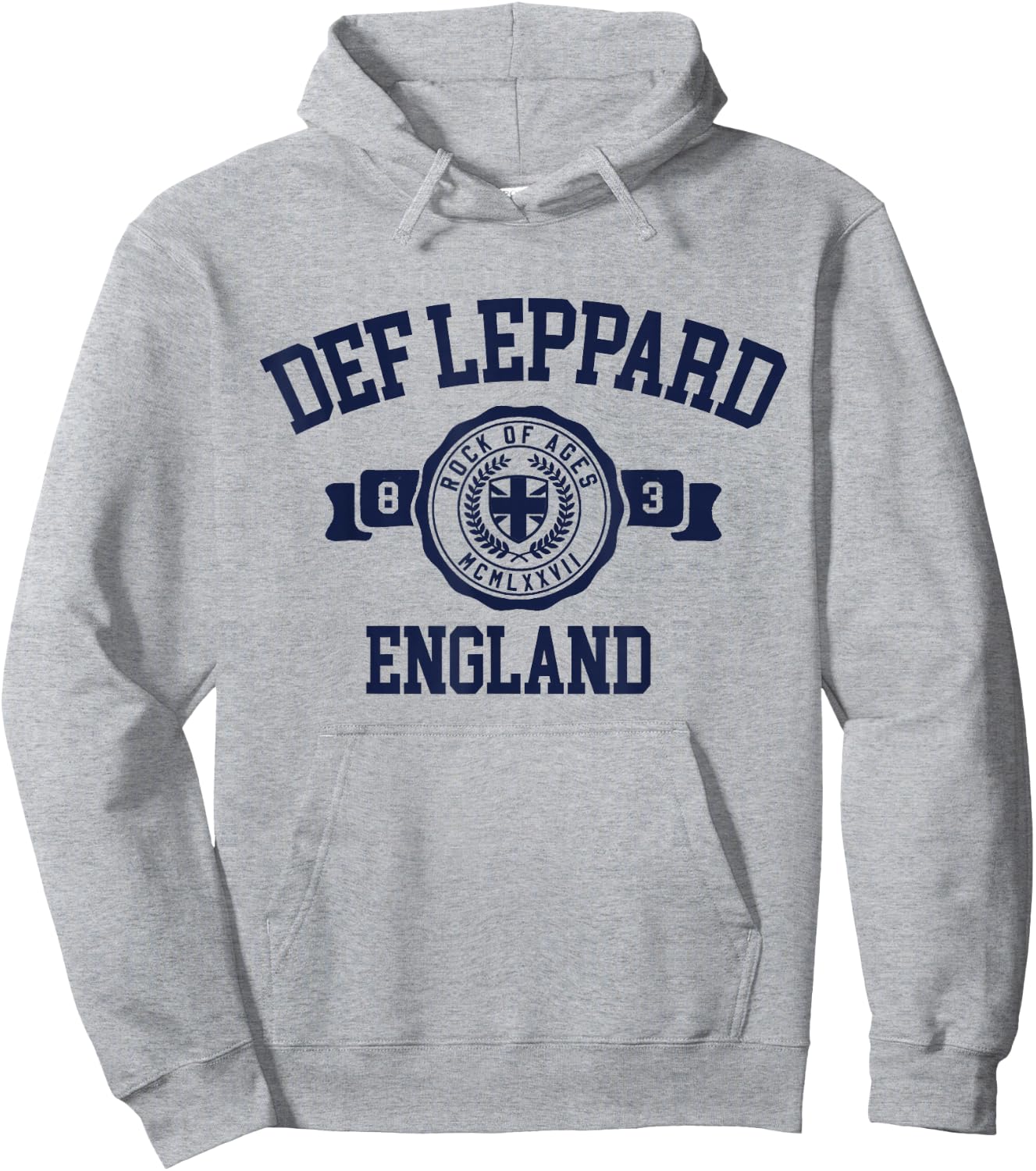 Official University Def Leppard Hoodie - Hoodie | Ash