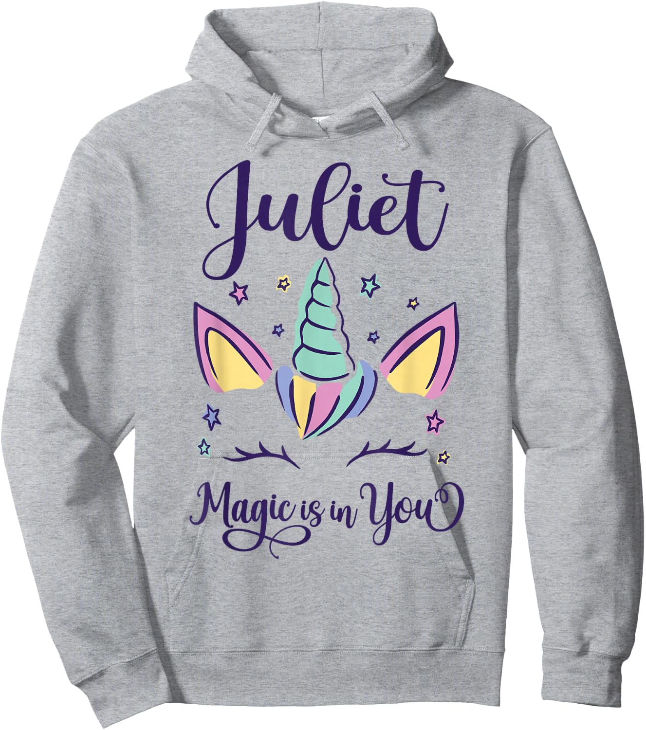 First Name Juliet Personalized Juliet Hoodie - Hoodie | Ash