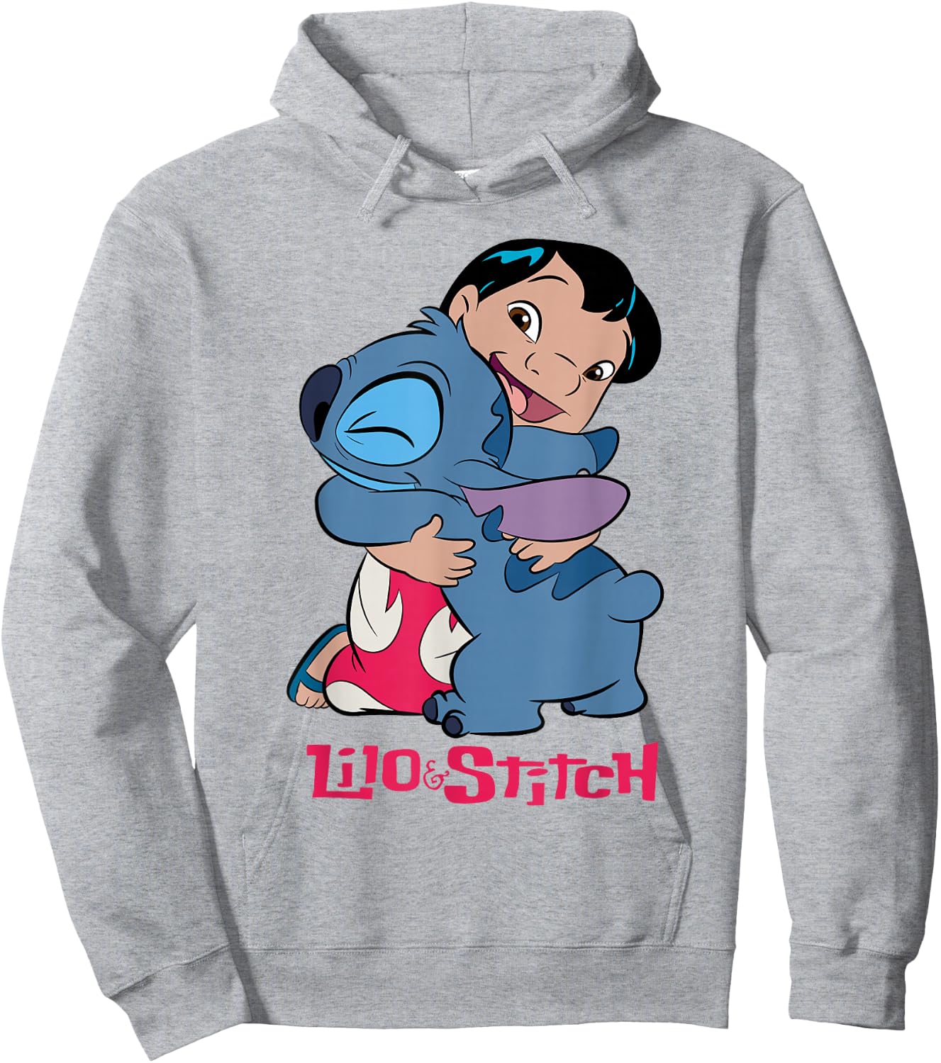 Disney Lilo & Stitch 90s Hug , Blue, S Hoodie - Hoodie | Ash