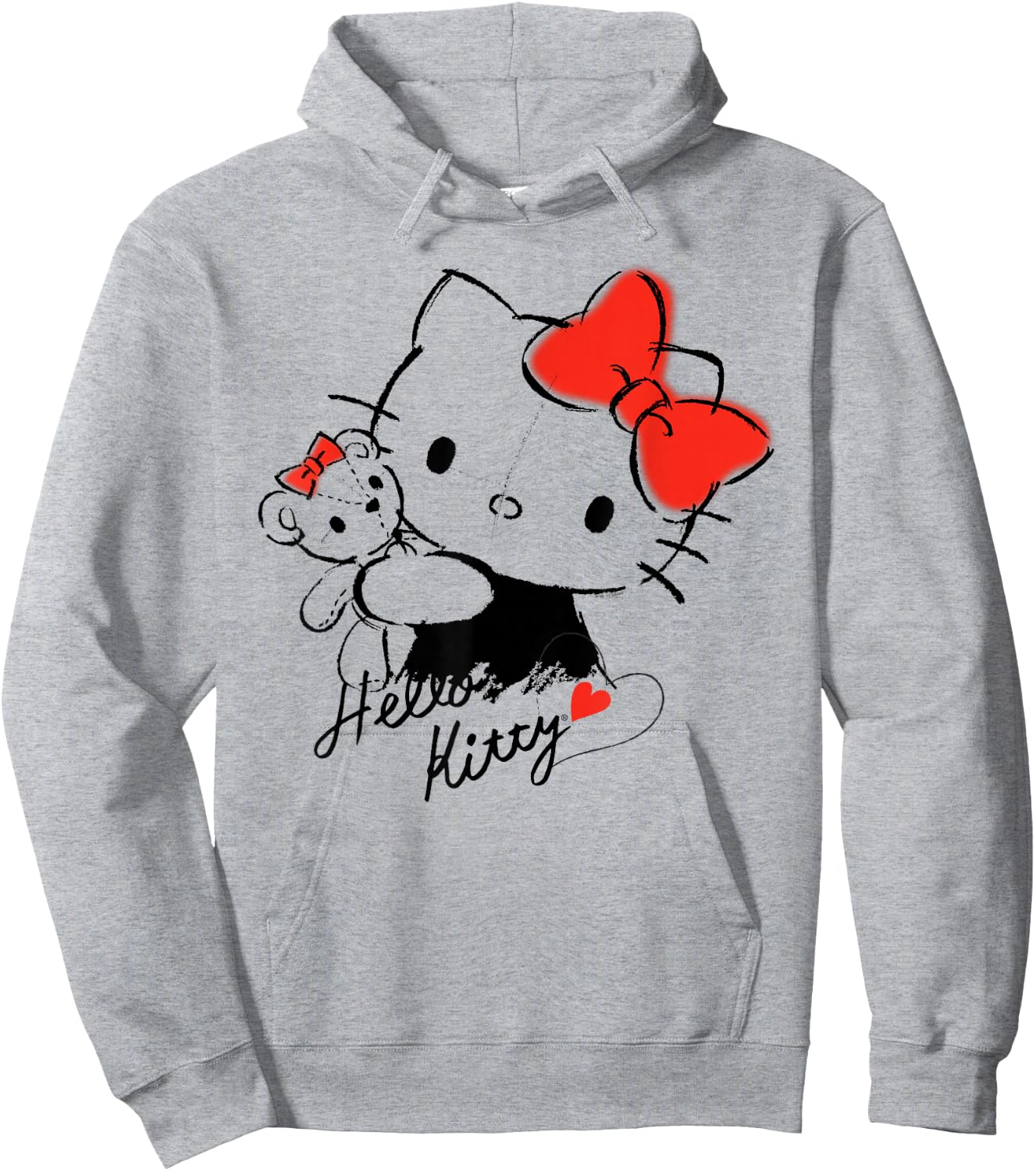 Hello Kitty and Tiny Chum Hoodie - Hoodie | Ash