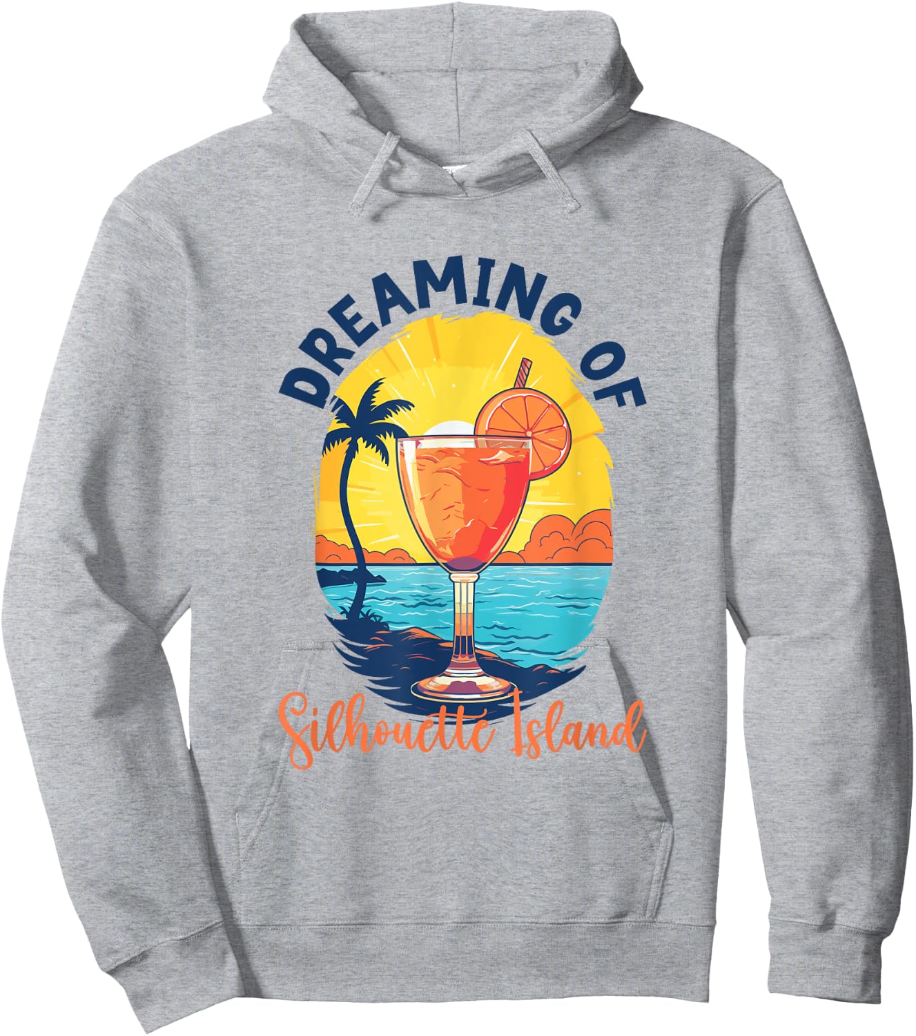 Träume von Silhouette Island Hoodie - Hoodie | Ash