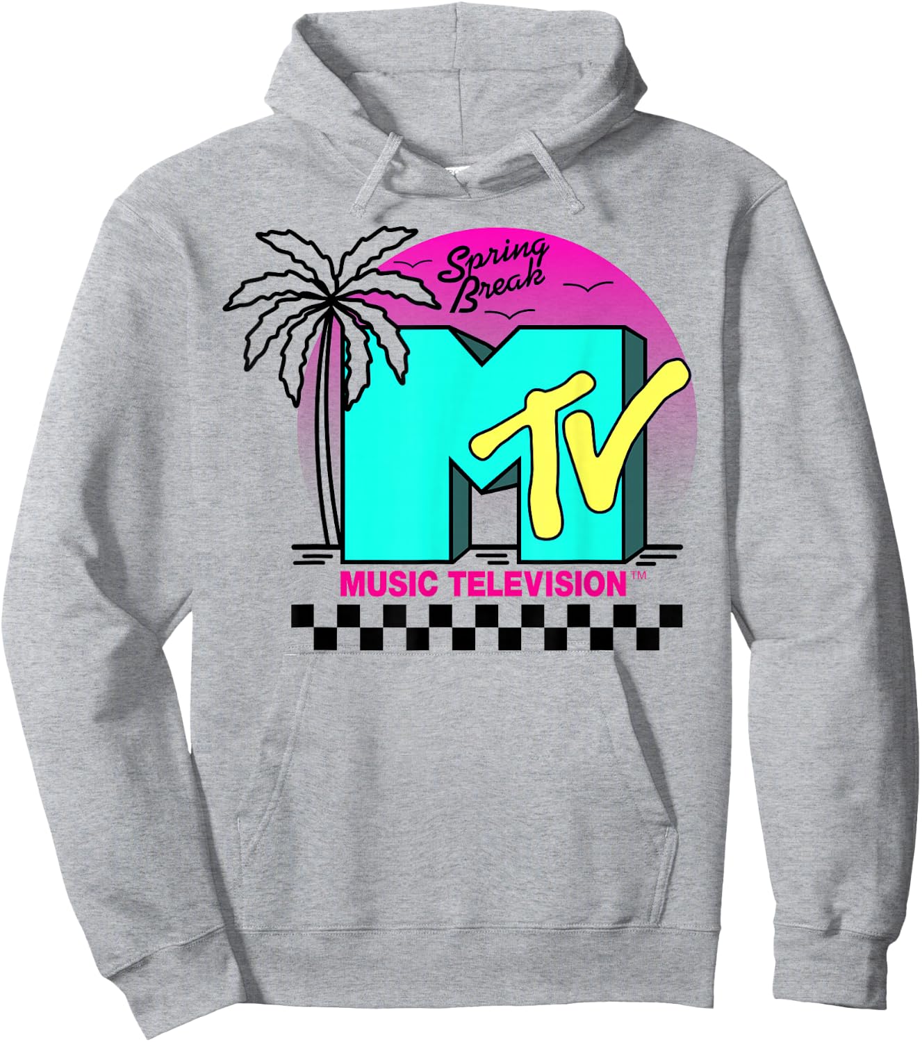 MTV - Spring Break Beach Hoodie - Hoodie | Ash