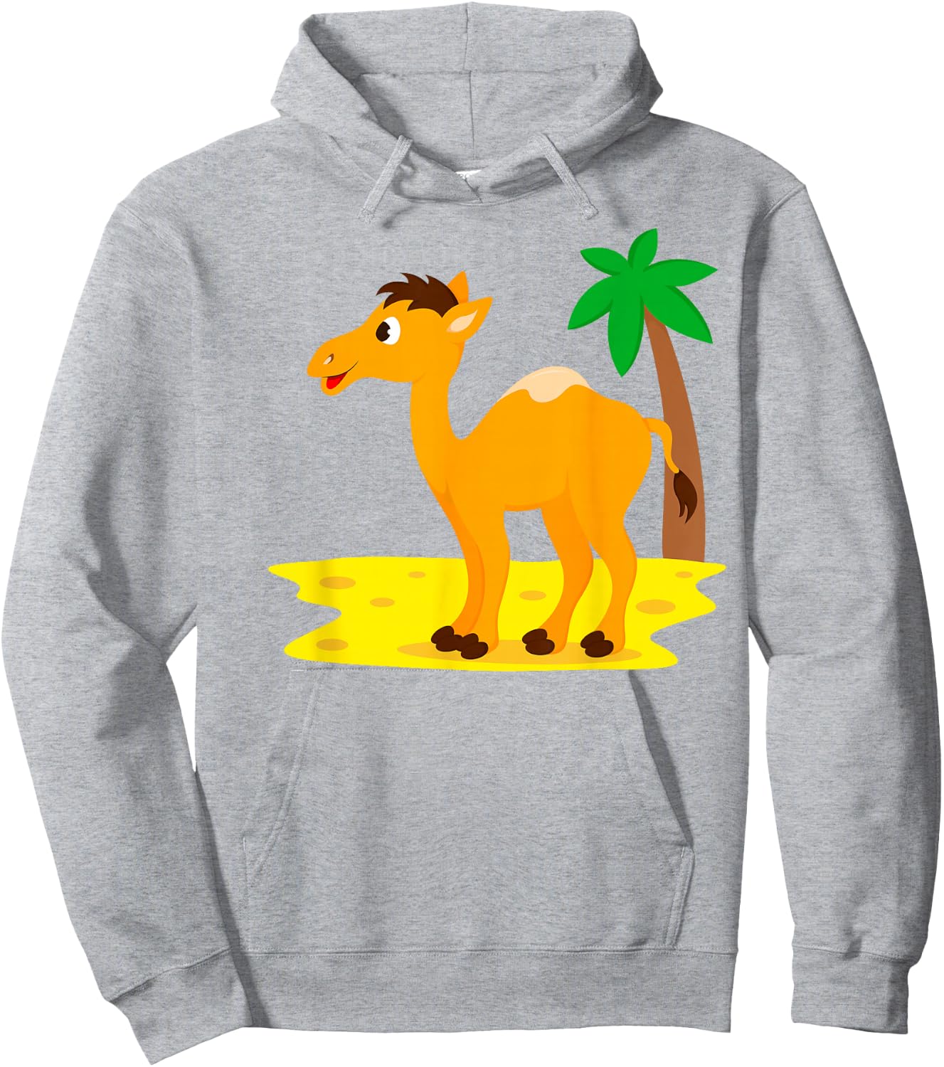 Baby Camel Baby Boys Girls Kids Toddler Camels Hoodie - Hoodie | Ash