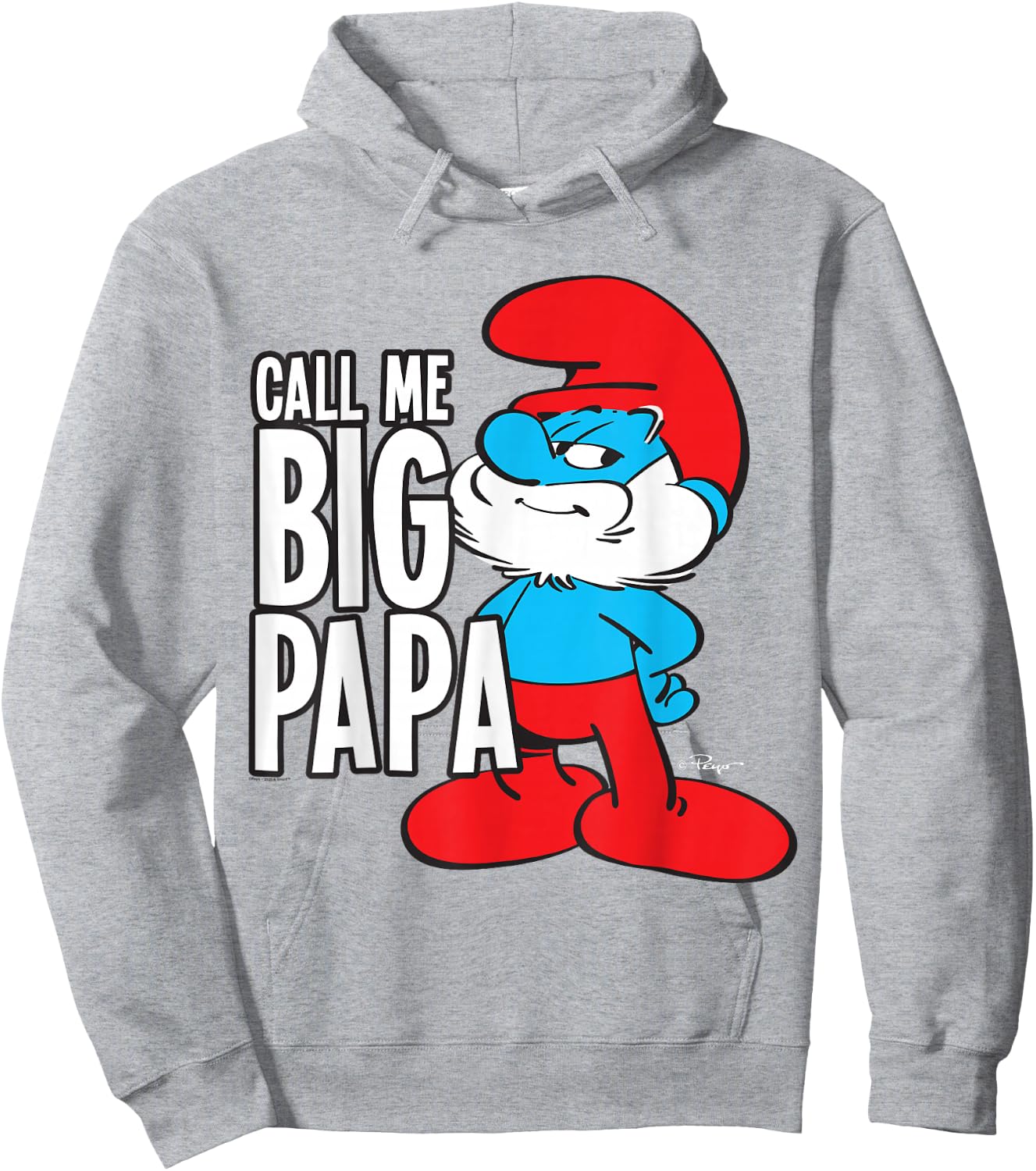 Die Schlümpfe nennen mich Big Papa Hoodie - Hoodie | Ash