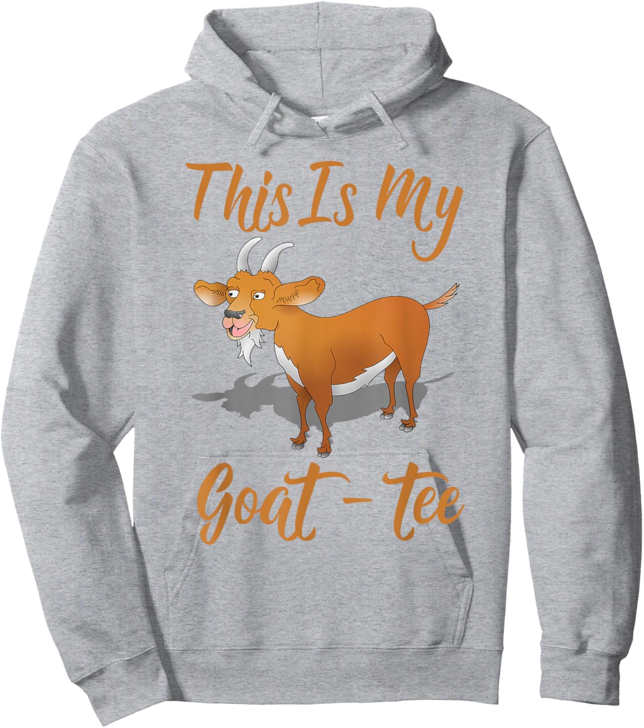 Goat Goatee Beard Funny Hoodie - Hoodie | Ash