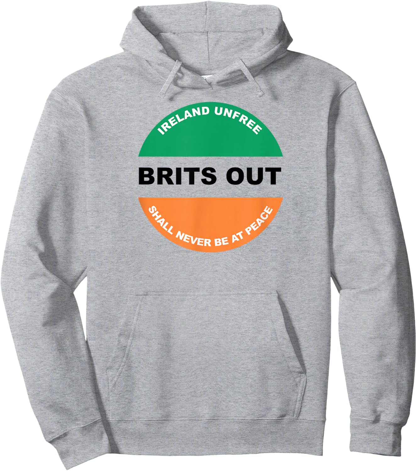 British Troops Out of Ireland Irish Republican Hoodie - Hoodie | Ash