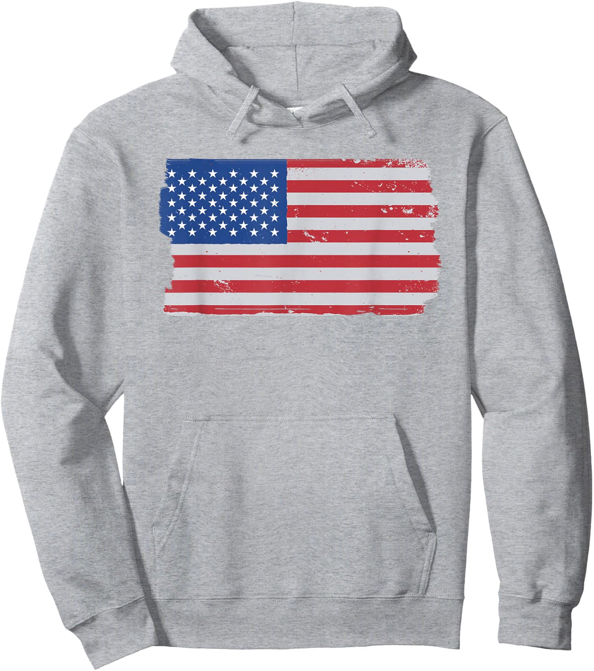 USA Sports America USA Flag , White Hoodie - Hoodie | Ash