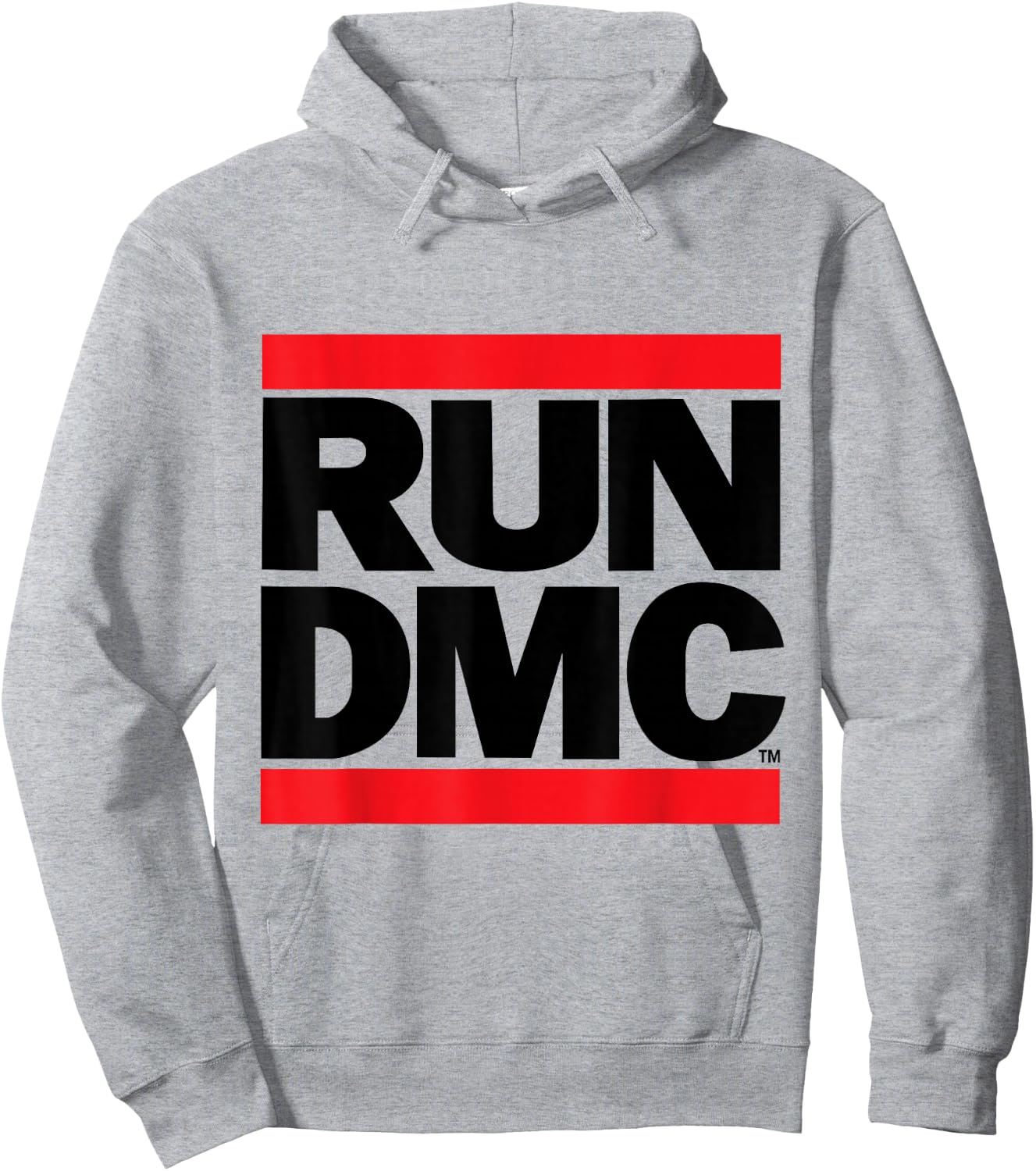 RUN DMC Official Logo Light Hoodie - Hoodie | Ash