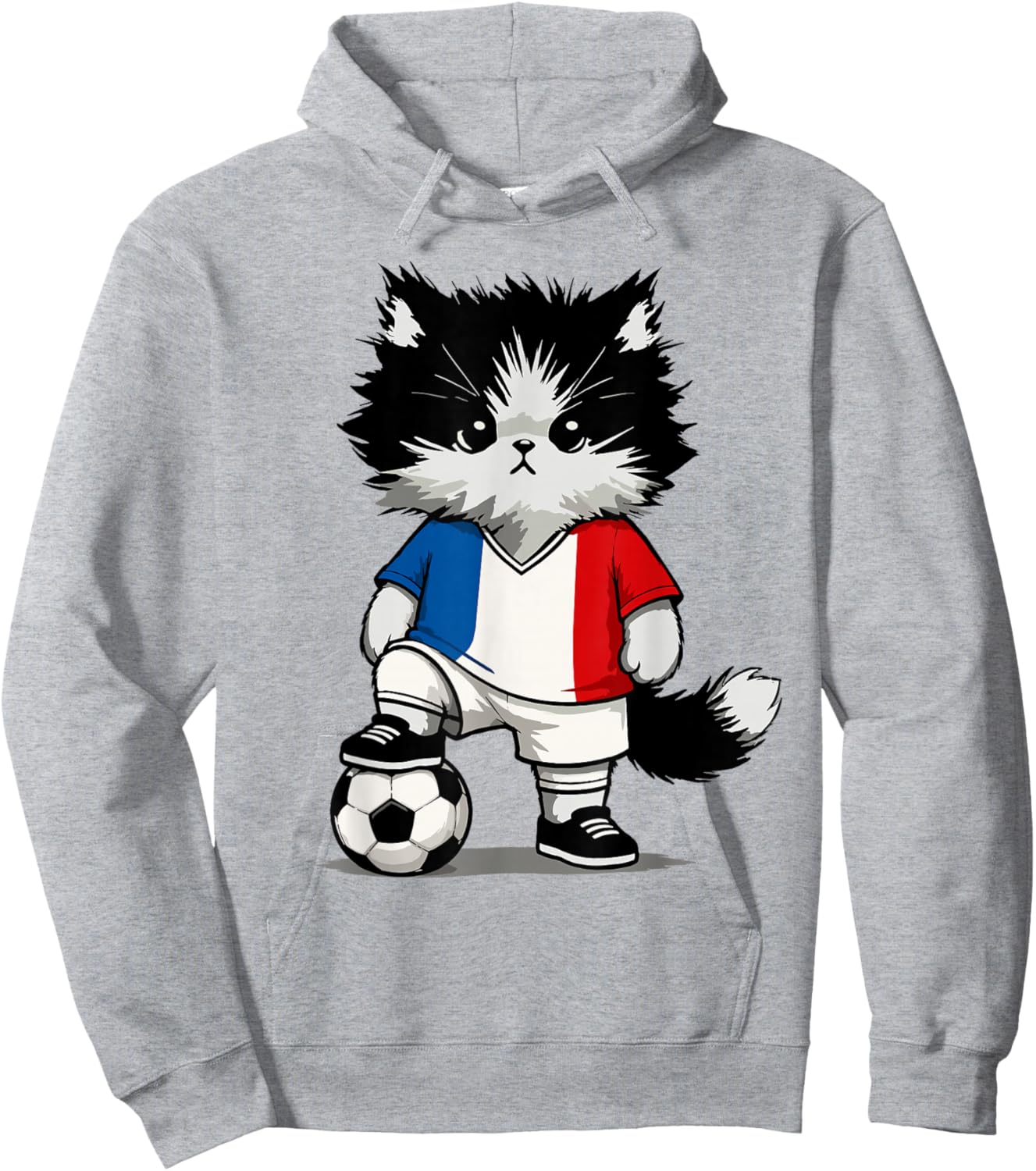Drapeau français Hommes Femmes Enfants France Hoodie - Hoodie | Ash