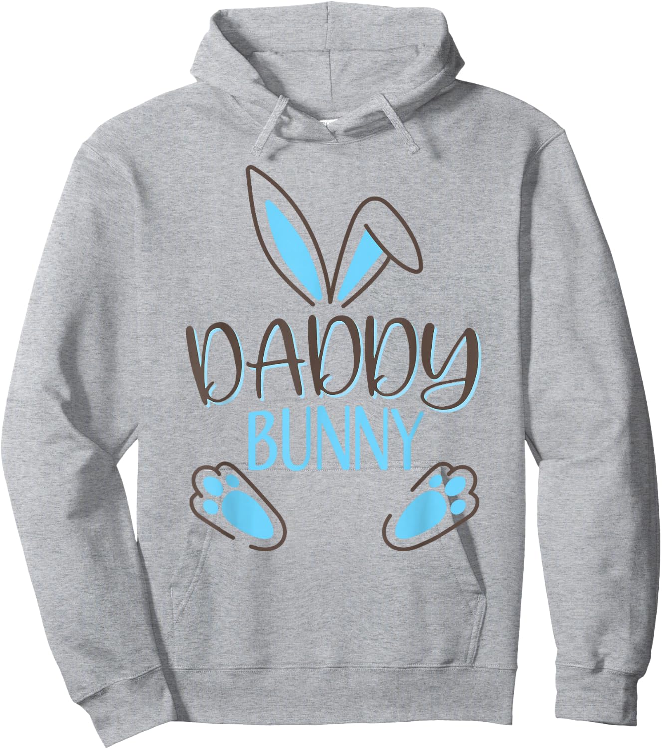 Daddy Bunny Easter Costume Dad Father Hoodie - Hoodie | Ash