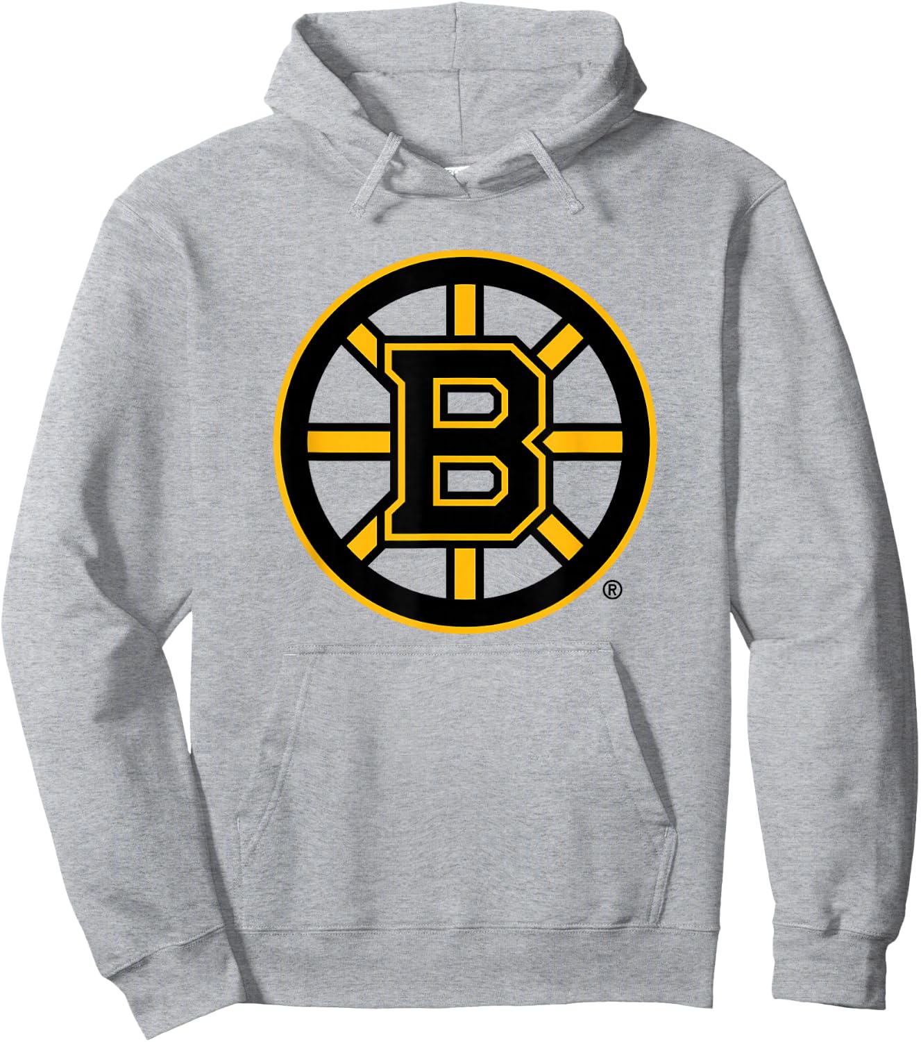 Boston Bruins Icon White Officially Licensed Hoodie - Hoodie | Ash