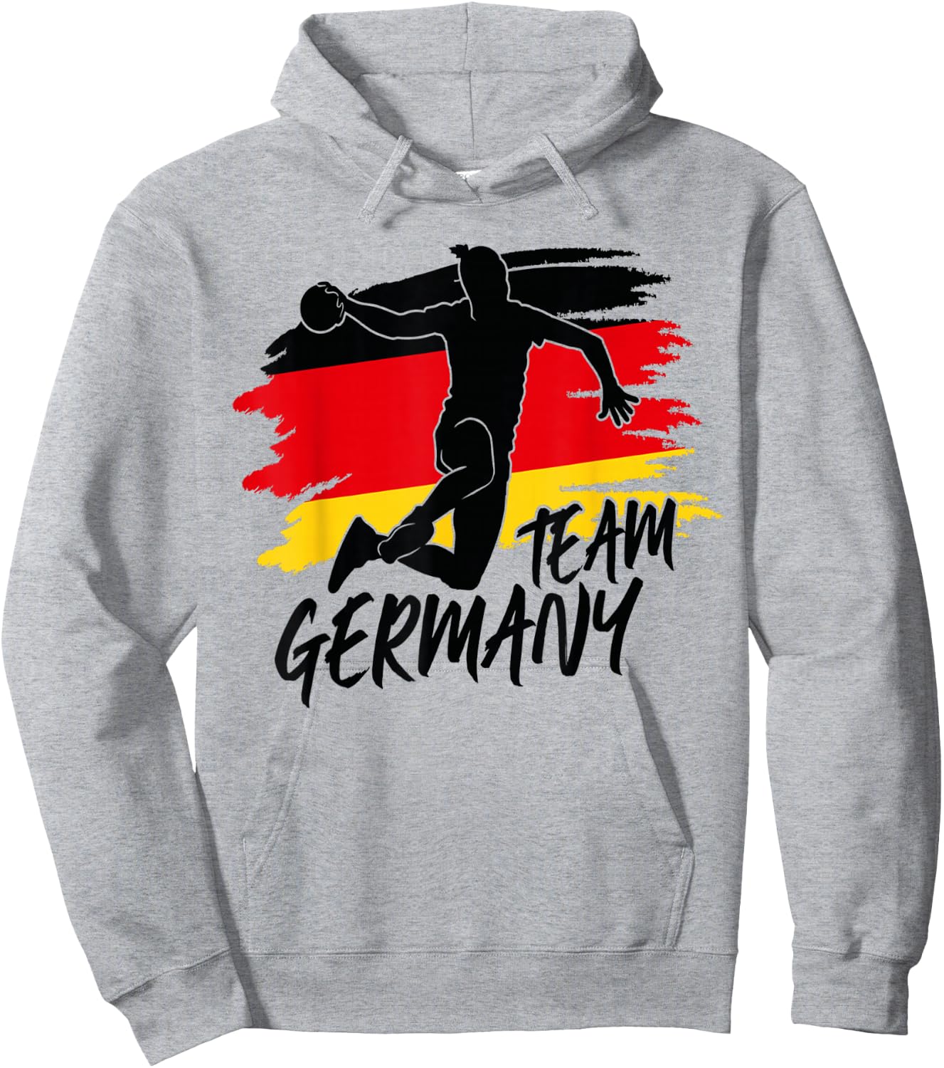 Deutschland Handball Team Flagge Ball , White Hoodie - Hoodie | Ash