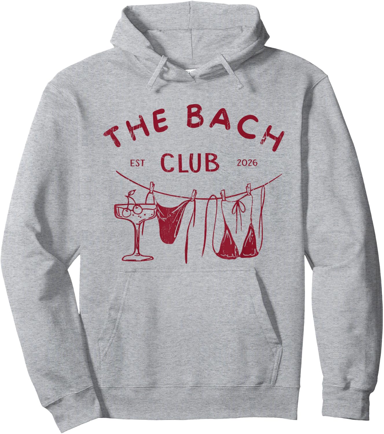 The Bach Club, Bachelorette Party, Bach Club Hoodie - Hoodie | Ash