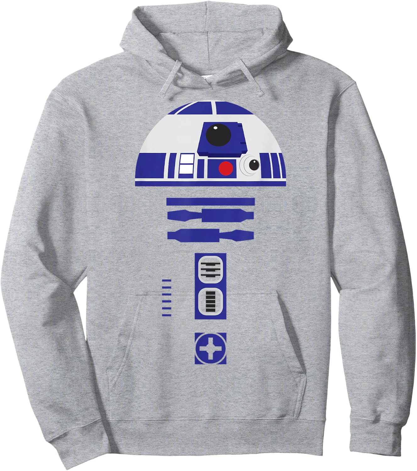 Star Wars Halloween Simple R2-D2 Costume Hoodie - Hoodie | Ash