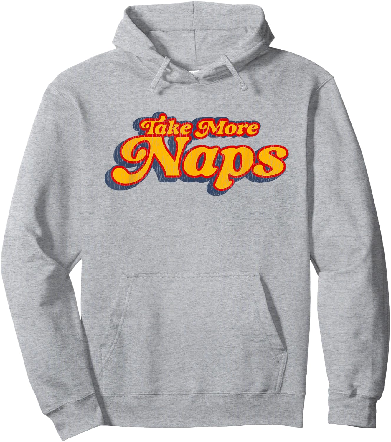 Take More Naps, Retro Funny Nap Napping Hoodie - Hoodie | Ash