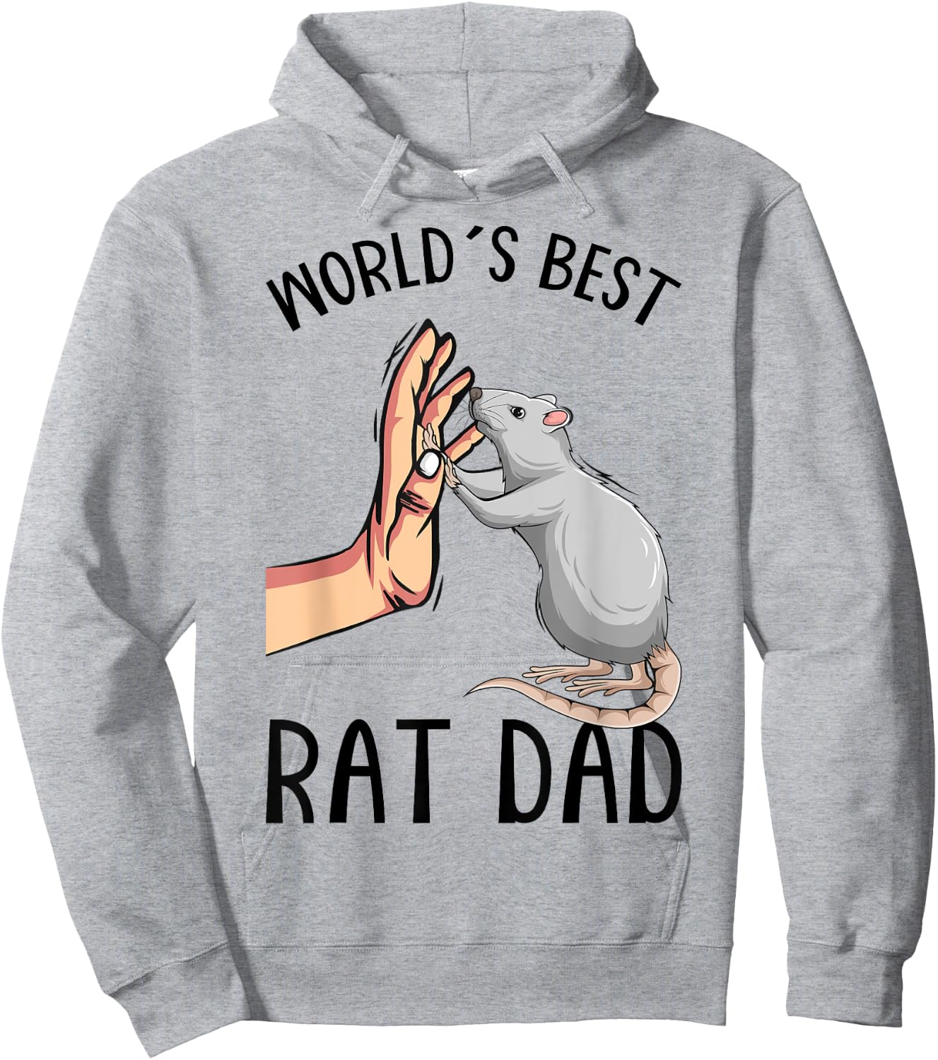 Rat Dad Rats Lover Hoodie - Hoodie | Ash
