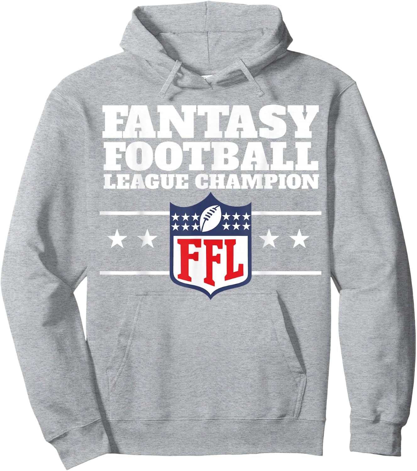 Fantasy Football League Champion Small Hoodie - Hoodie | Ash