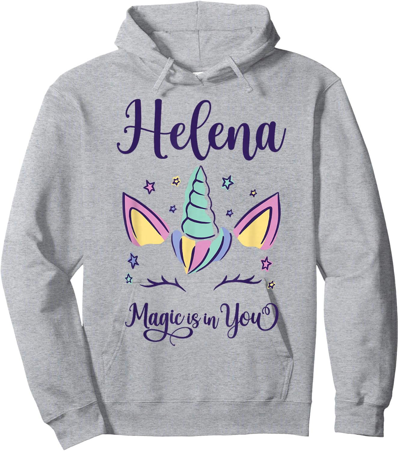 First Name Helena Personalized Helena Hoodie - Hoodie | Ash