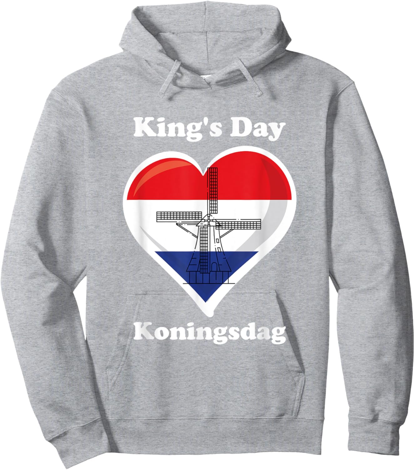 Dutch Koningsdag King's Day , Orange, S Hoodie - Hoodie | Ash