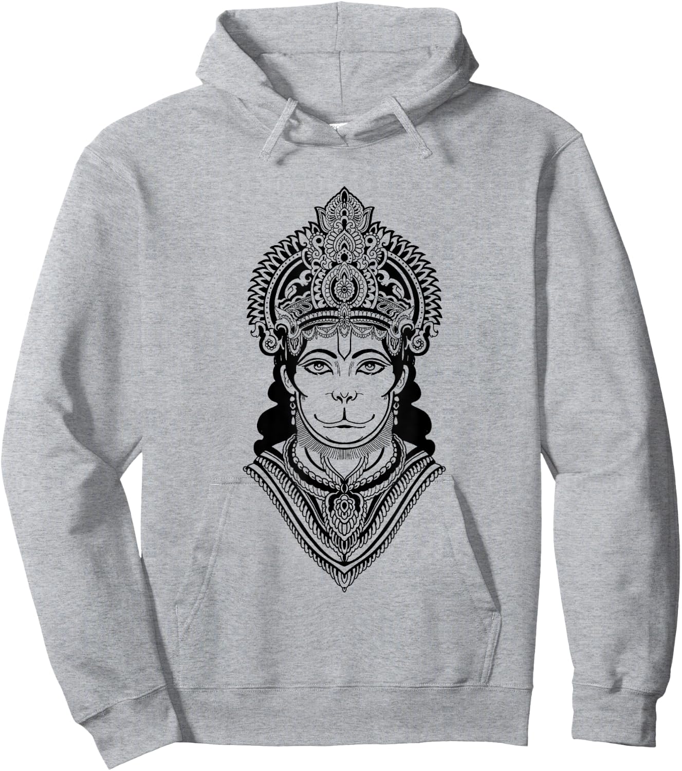 Hanuman T shirt Hoodie - Hoodie | Ash