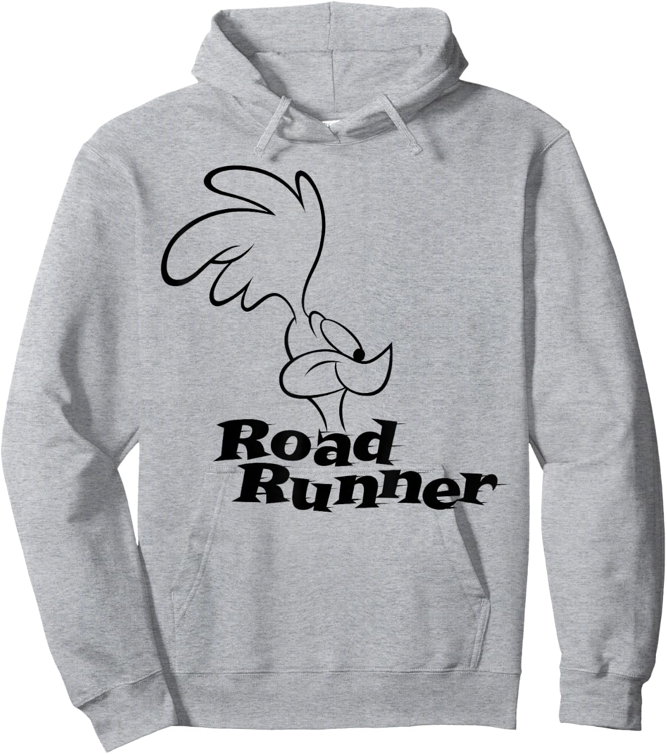Road Runner Logo Profile Hoodie - Hoodie | Ash