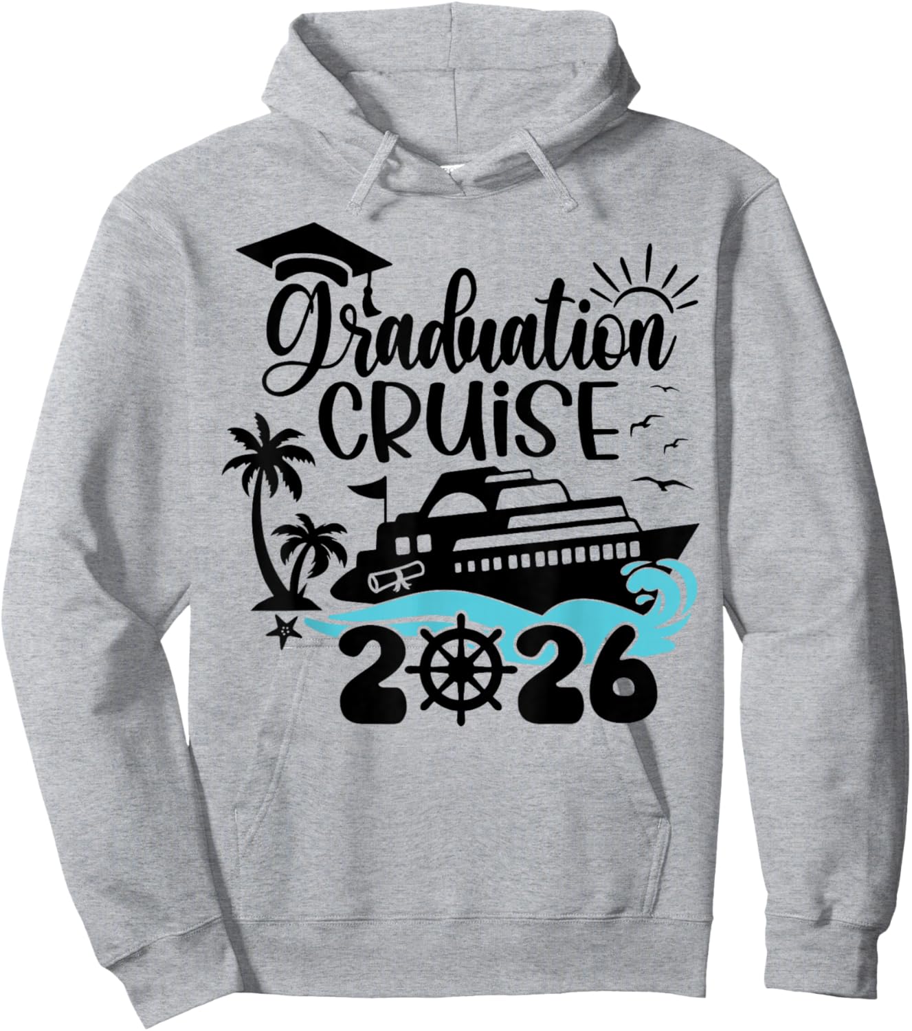 Grad Vacay Hoodie - Hoodie | Ash