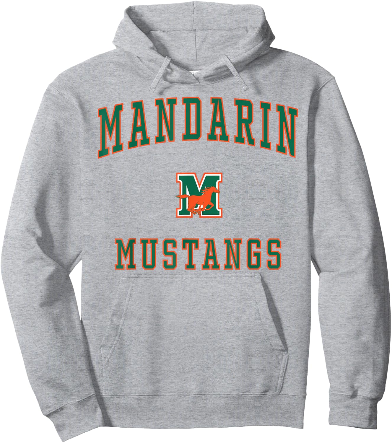 Mandarin High School Mustangs Hoodie - Hoodie | Ash