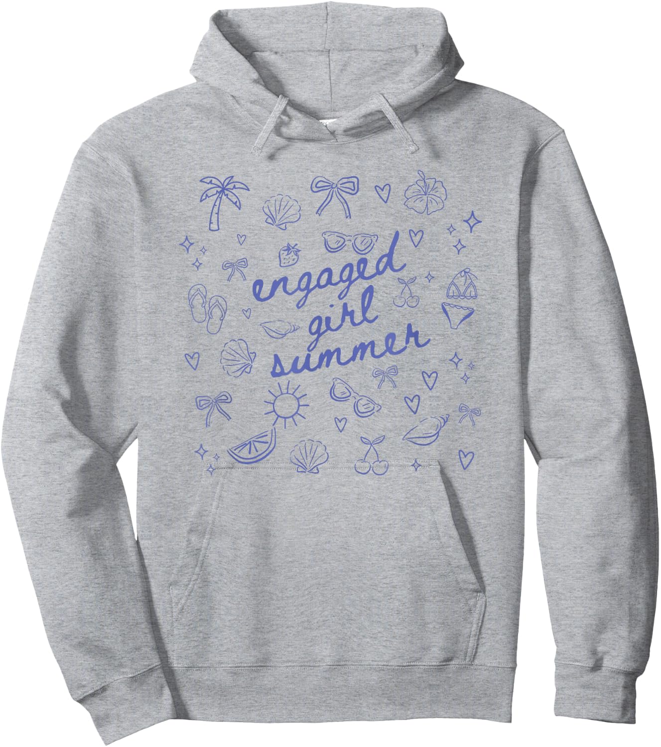 Engaged Girl Summer Coastal Bride to Be Hoodie - Hoodie | Ash