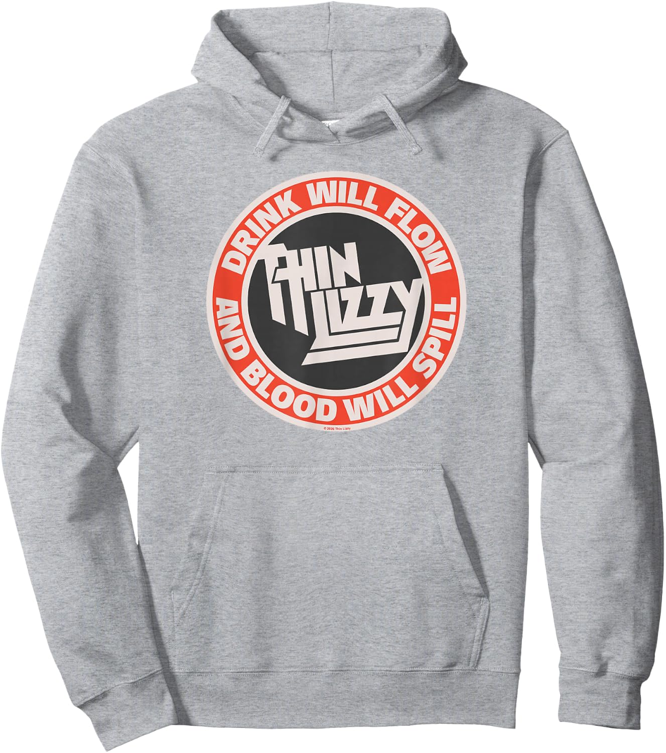 Thin Lizzy Drink Will Follow Hoodie - Hoodie | Ash