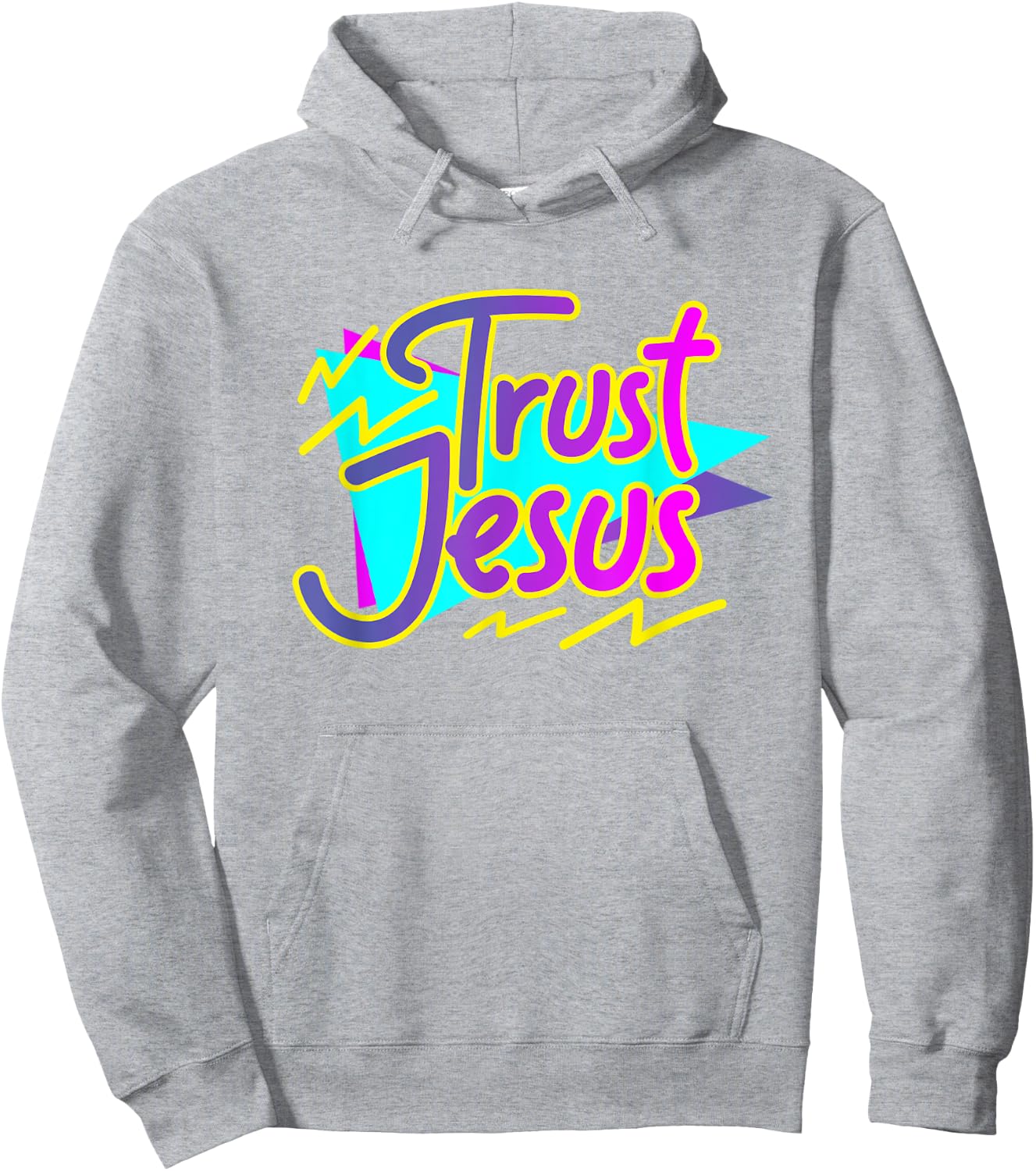 Trust Jesus, 90s Style Christian Hoodie - Hoodie | Ash