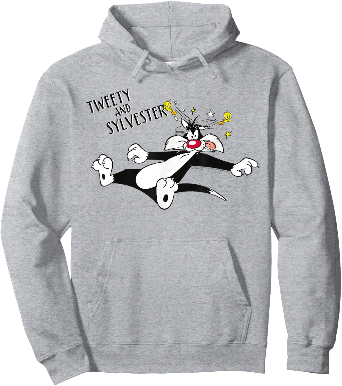 Looney Tunes Tweety And Sylvester Hoodie - Hoodie | Ash
