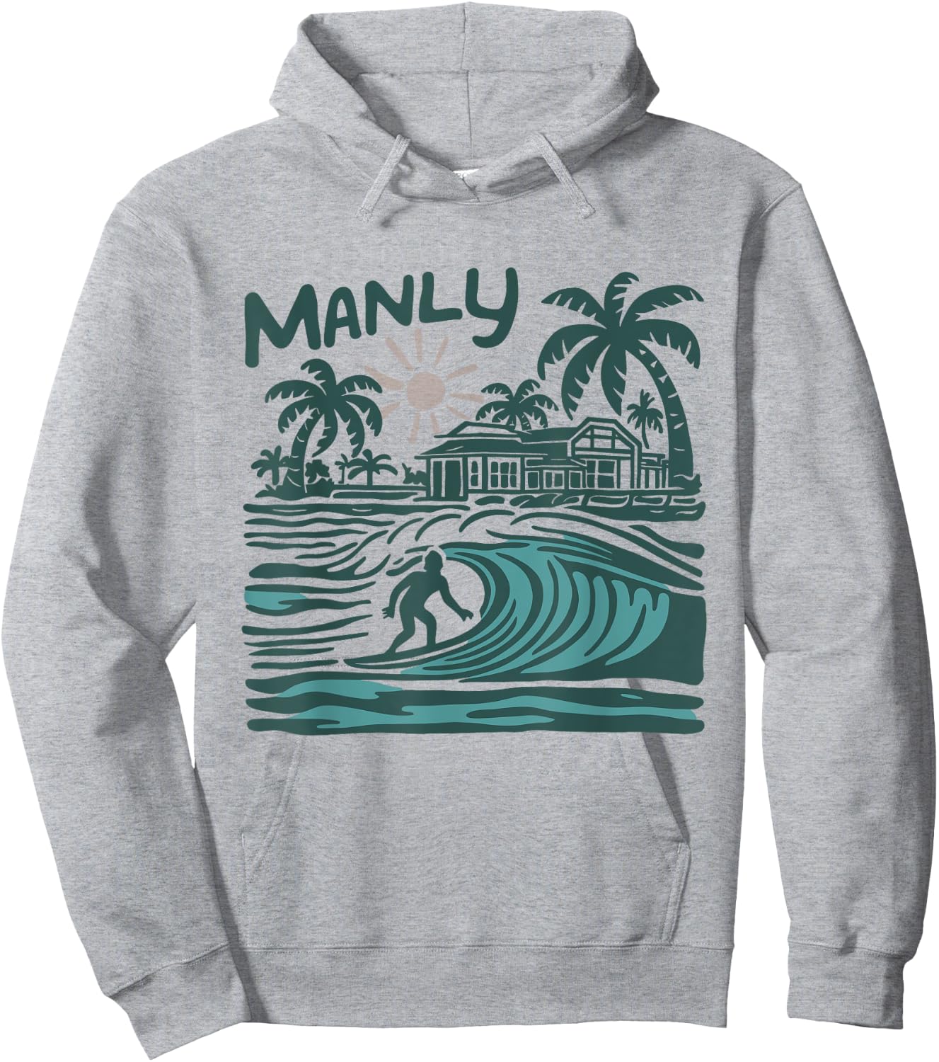 Australia Manly Beach Hoodie - Hoodie | Ash