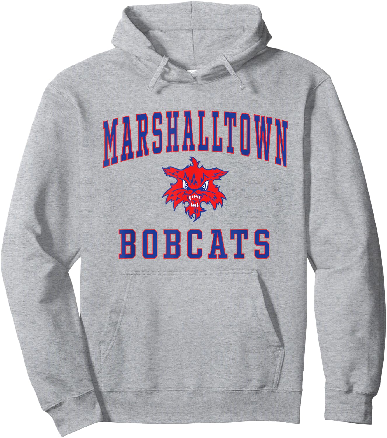 Marshalltown High School Bobcats C1 Hoodie - Hoodie | Ash