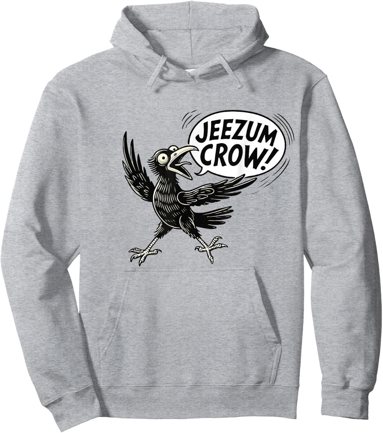 Jesus Crow, Vermont Hoodie - Hoodie | Ash