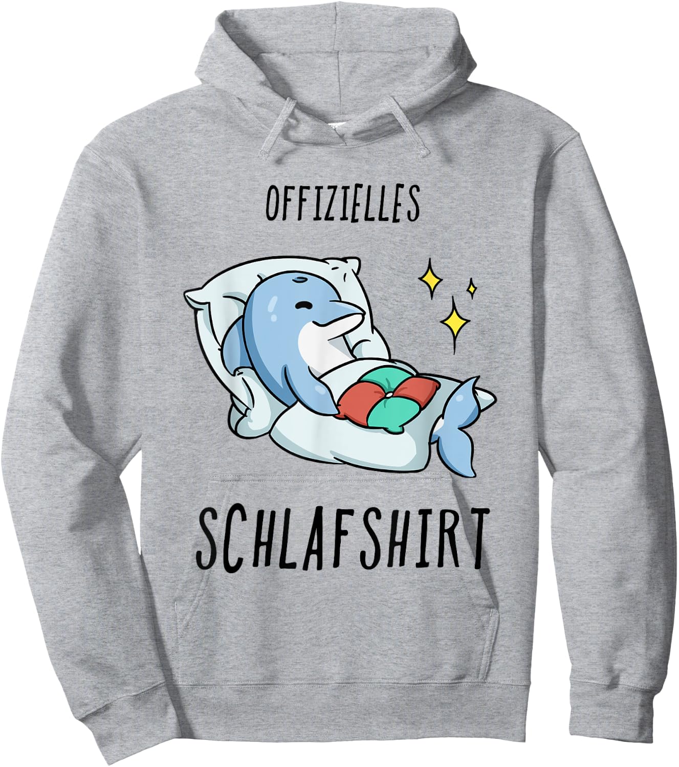 Delfin Pyjama Schlafanzug Hoodie - Hoodie | Ash