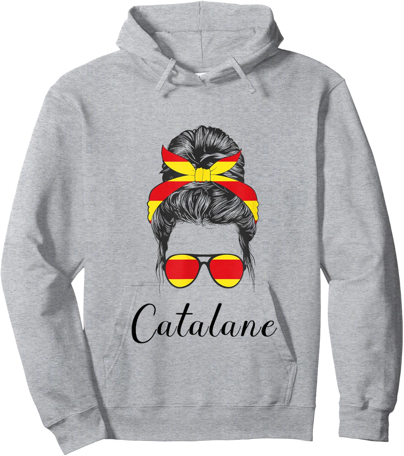 Catalan , white, S Hoodie - Hoodie | Ash