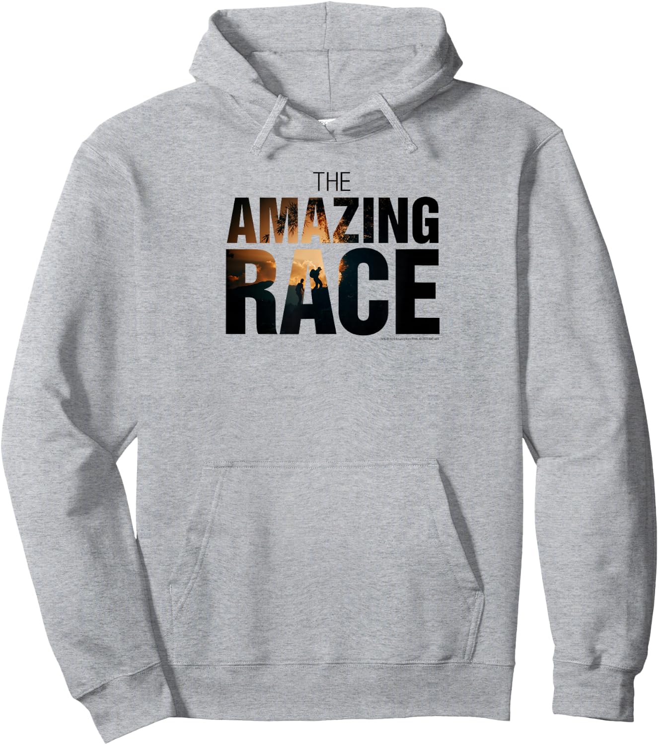 The Amazing Race Color Logo Hoodie - Hoodie | Ash