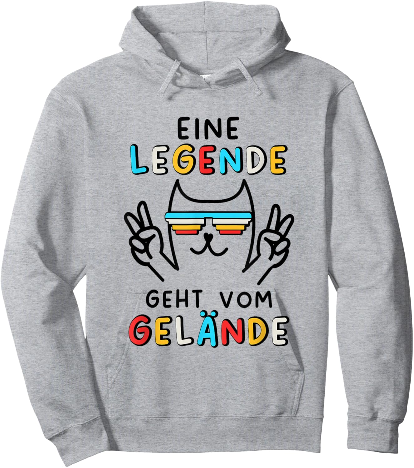 Eine Legende Geht Vom Gelände Hoodie - Hoodie | Ash