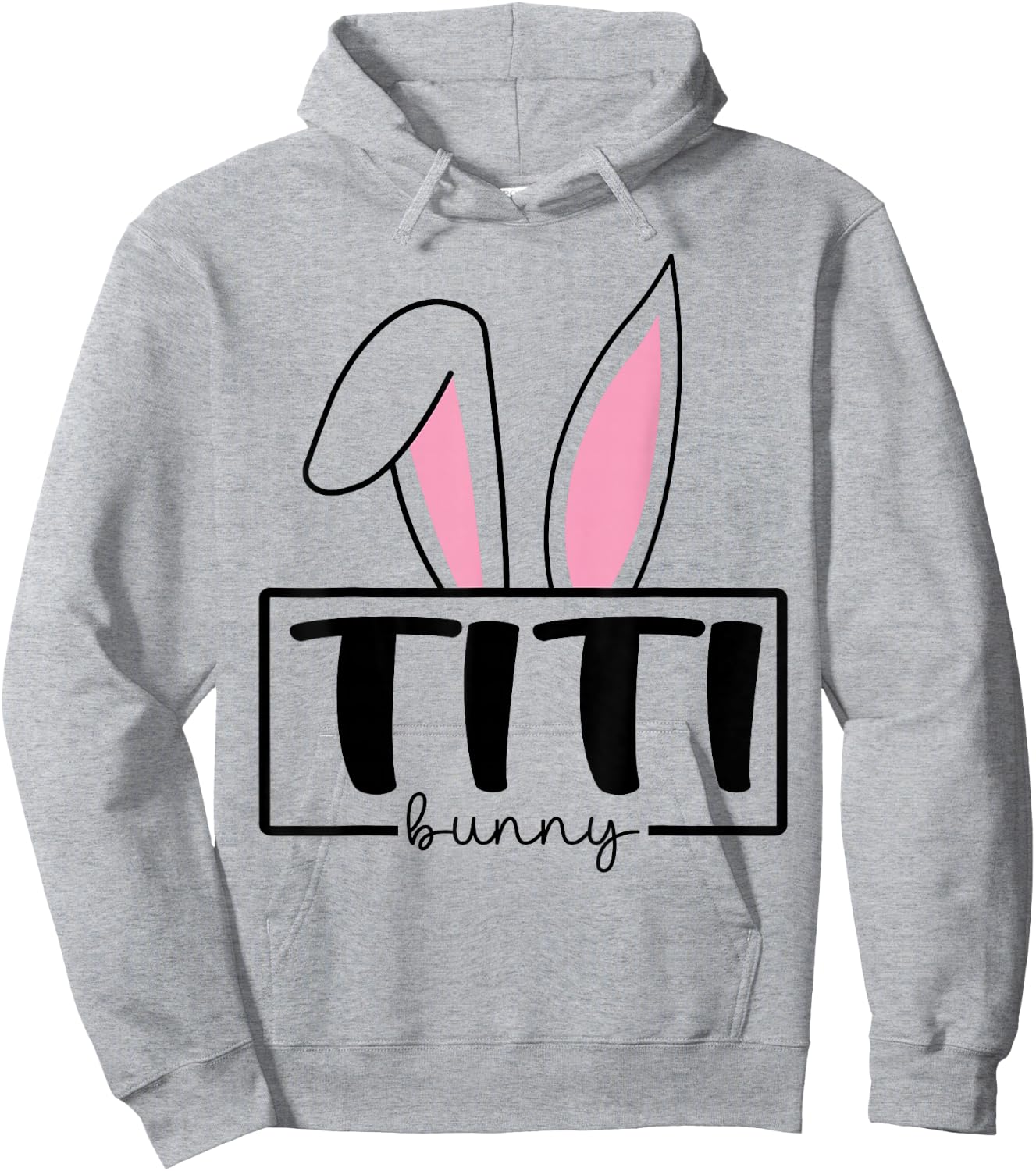 Funny Titi Bunny Happy Easter Family Matching Hoodie - Hoodie | Ash