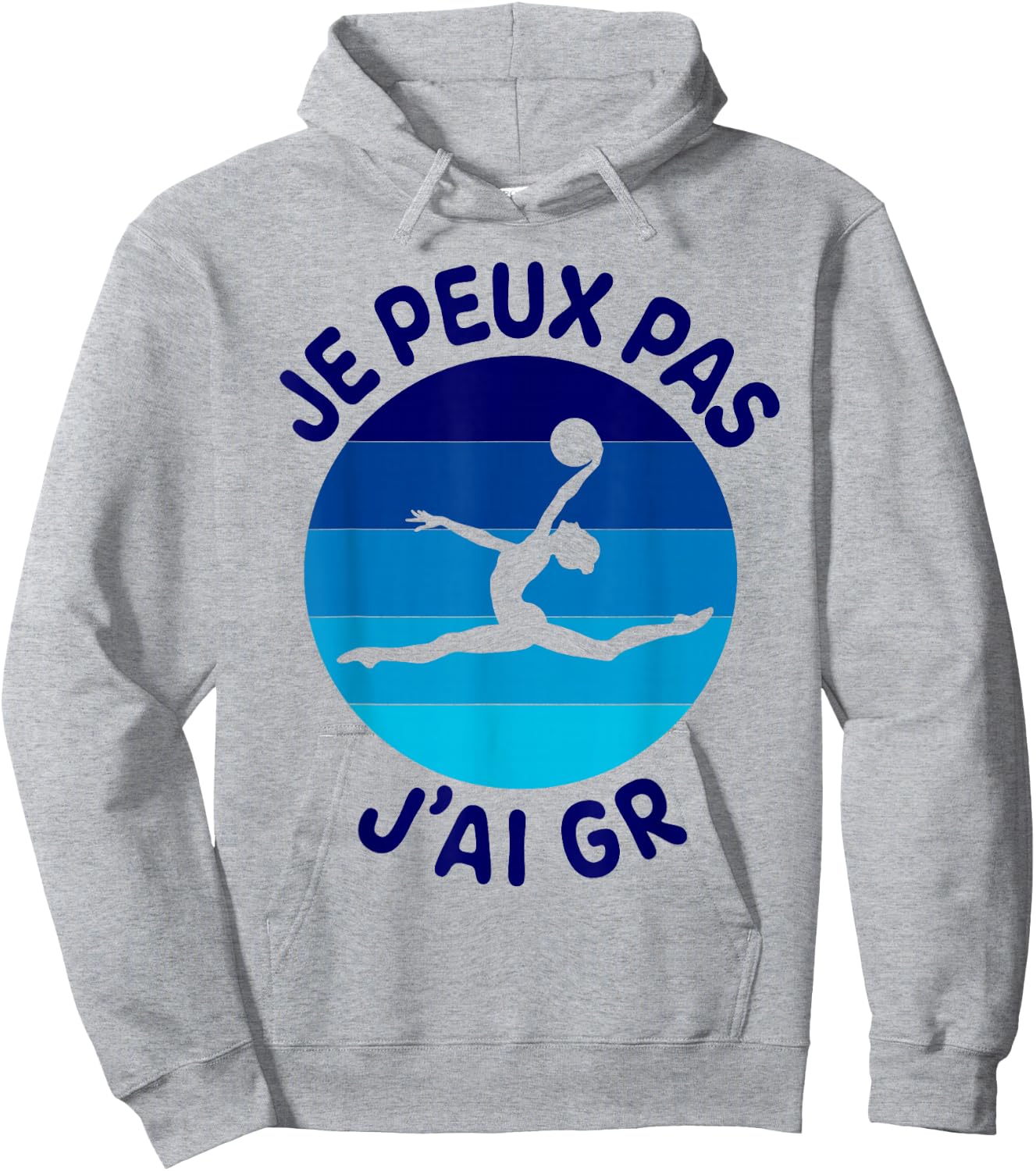 I Can't Have GR Rhythmic Gymnastics Ball GRS Hoodie - Hoodie | Ash