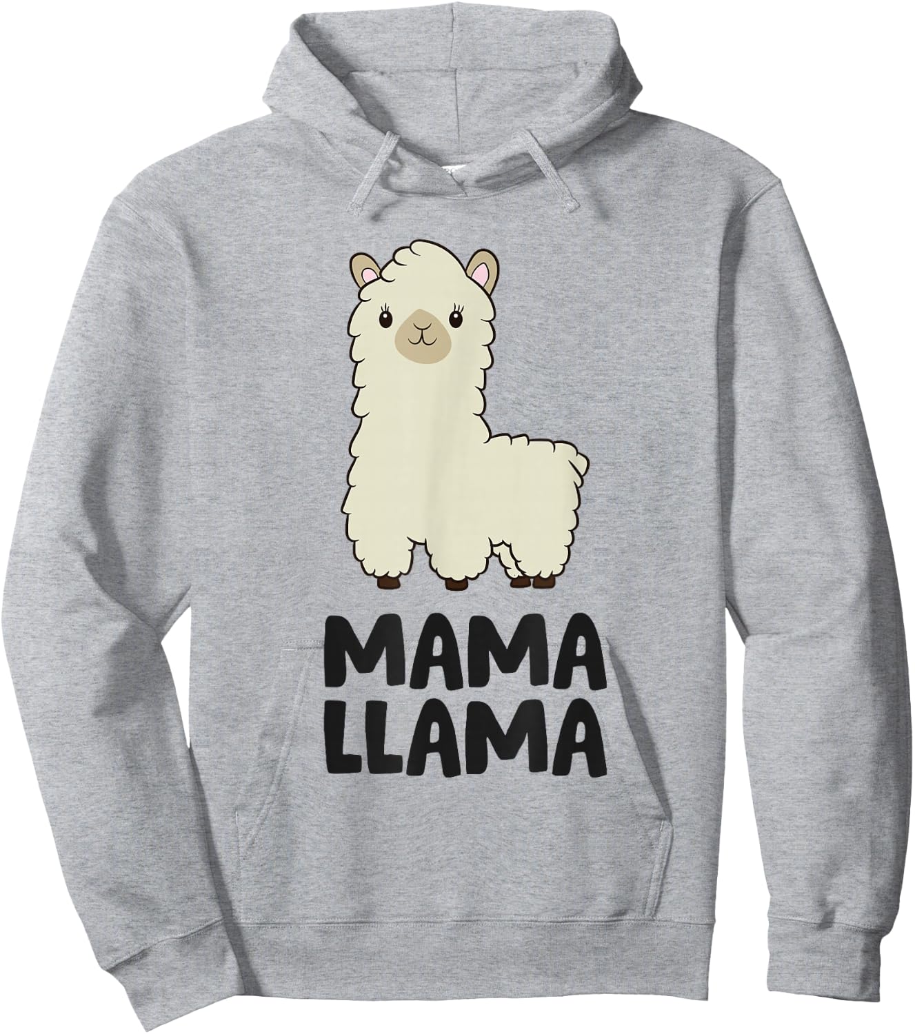 Mama LLlama Women Girls Hoodie - Hoodie | Ash