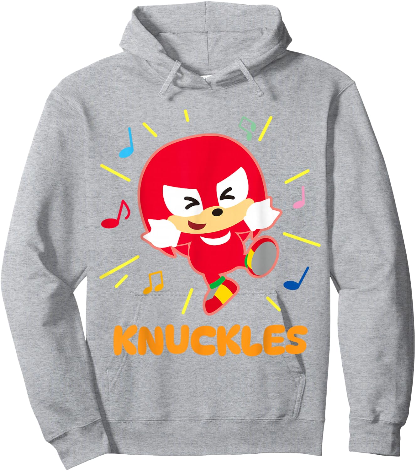 Sonic & Friends Knuckles Built Different Hoodie - Hoodie | Ash