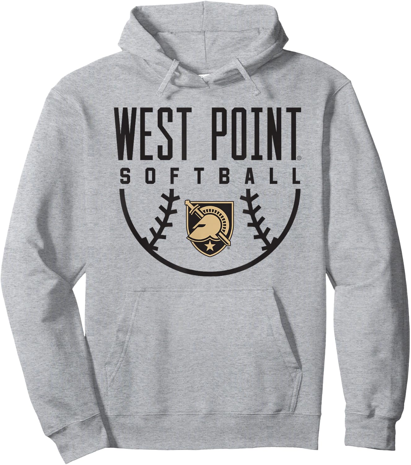 Army West Point Black Knights Softball Arch Hoodie - Hoodie | Ash