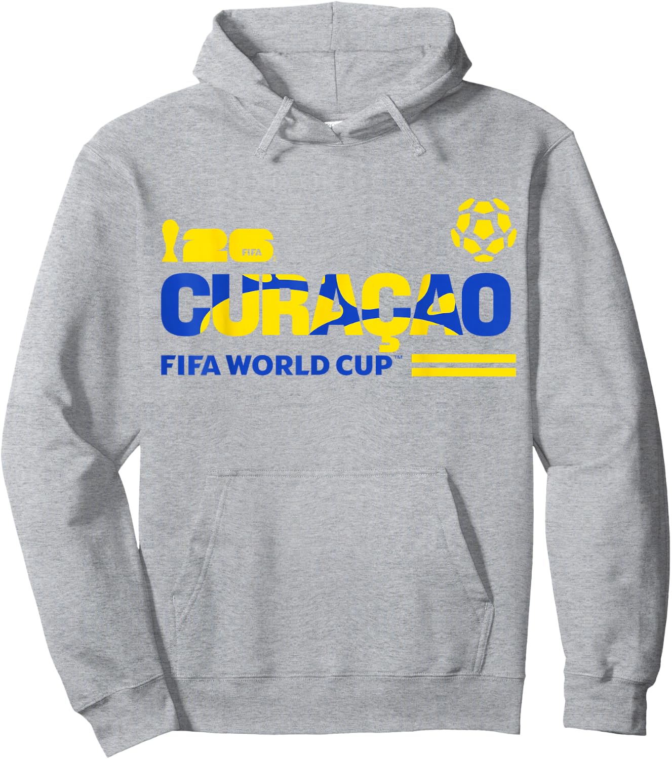 FIFA WM-26-Qualifikation Curacao Hoodie - Hoodie | Ash