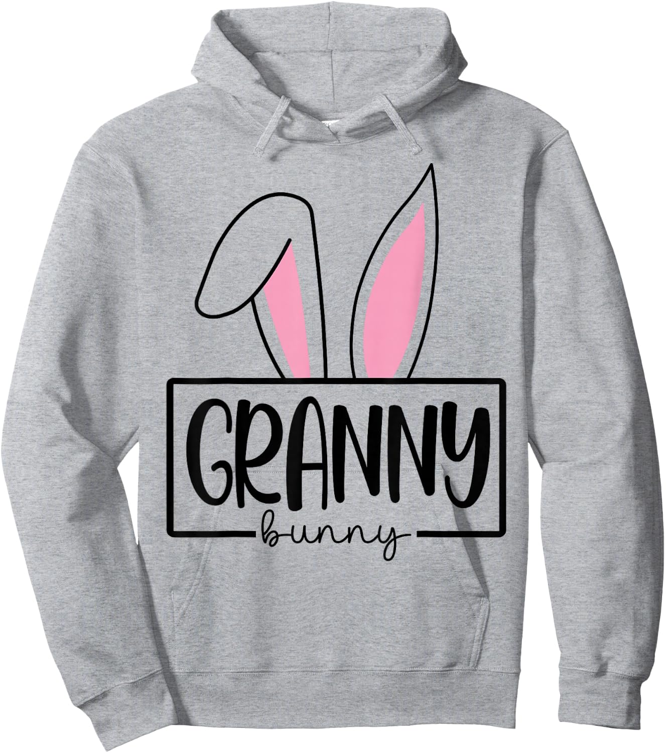 Funny Granny Bunny Happy Easter Family Matching Hoodie - Hoodie | Ash