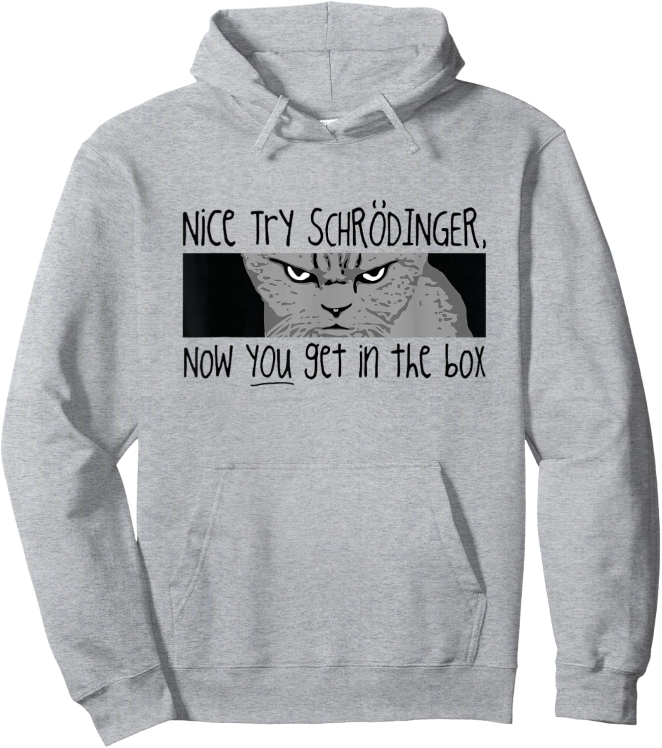 Schrodinger's Cat T Shirt - Quantum Mechanics Hoodie - Hoodie | Ash