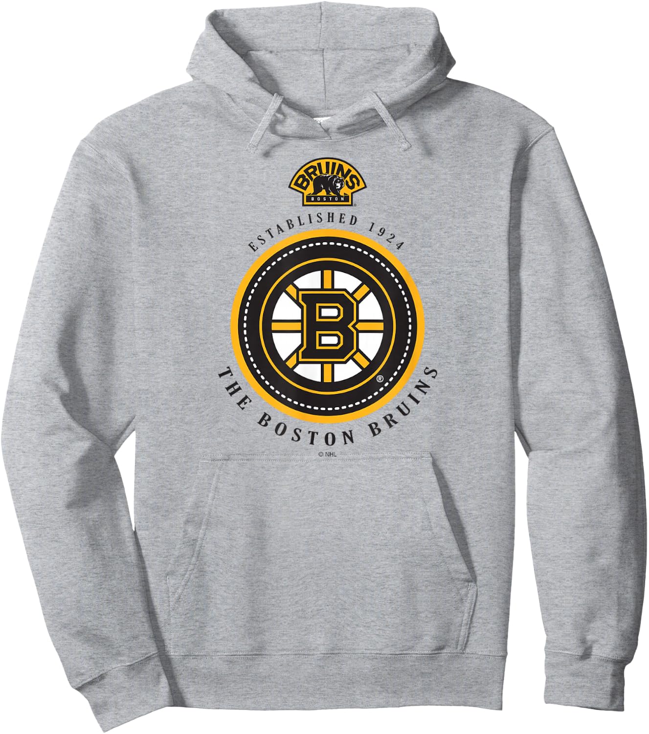 Boston Bruins Est 1924 Gray Officially Licensed Hoodie - Hoodie | Ash
